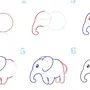 Как Нарисовать Слона Для Детей