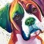 Как нарисовать собаку красками