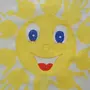Солнце рисунок карандашом