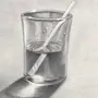 Как нарисовать стакан
