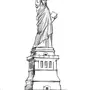 Как нарисовать статую свободы