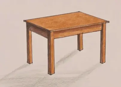 Как нарисовать стол