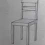 Нарисовать стул карандашом ребенку