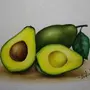 Нарисовать авокадо
