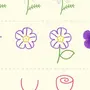 Как Нарисовать Цветок Легко Для Детей