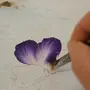 Нарисовать цветы акрилом