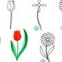 Как нарисовать цветы на 8 марта