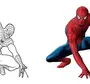 Как нарисовать человека паука легко