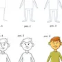 Как нарисовать человека легко для детей
