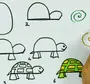 Как нарисовать черепаху ребенку