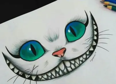 Как нарисовать чеширского кота