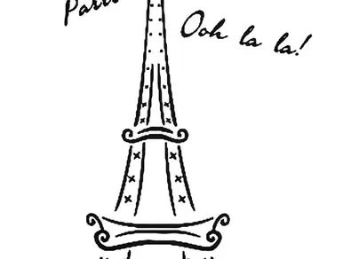 Как нарисовать эйфелеву башню