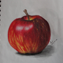 Как нарисовать яблоко маркерами