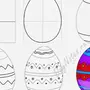 Как нарисовать яйцо