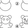 Как легко нарисовать медведя