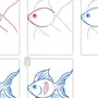 Как нарисовать рыбу