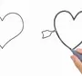 Как нарисовать ровное сердце