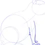 Рисунок капибары для срисовки