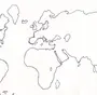 Карта Мира Рисунок