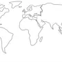 Карта мира рисунок