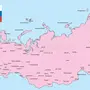 Карта России Рисунок