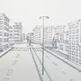 Рисунок города для срисовки