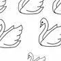 Рисунок Лебедя Для Срисовки