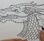 Китайский Дракон Для Срисовки