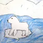 Полярный медведь рисунок
