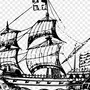 Корабль парусник рисунок