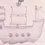 Нарисовать корабль