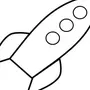 Рисунок ракеты в космосе