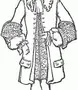 Рисунок костюм западной европы