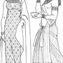 Костюм древнего египта рисунок