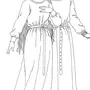 Средневековый костюм рисунок 4 класс