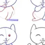 Котик Детский Рисунок