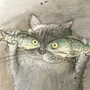 Рисунки Прикольных Котов