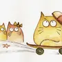 Рисунки Прикольных Котов
