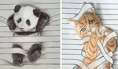 Картинки для срисовки животные