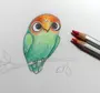 Красивые рисунки цветными карандашами для срисовки