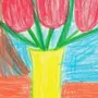 Рисунок В Детском Саду Цветы Для Мамы