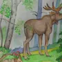Красота русского леса рисунки