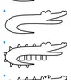 Как Нарисовать Крокодила Карандашом Поэтапно Для Детей
