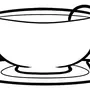 Чашка чая рисунок