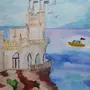 Крым рисунок карандашом