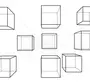 Объемный куб рисунок