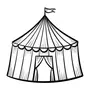 Купол цирка рисунок