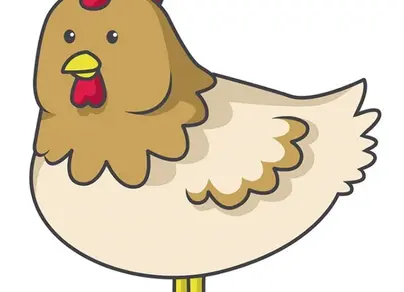 Курица рисунок для детей