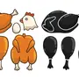 Курица Рисунок Еда