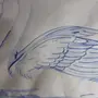 Лебедь карандашом